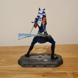 Ahsoka Tano Figure Diorama - Clone Wars - 3D Printed image 7