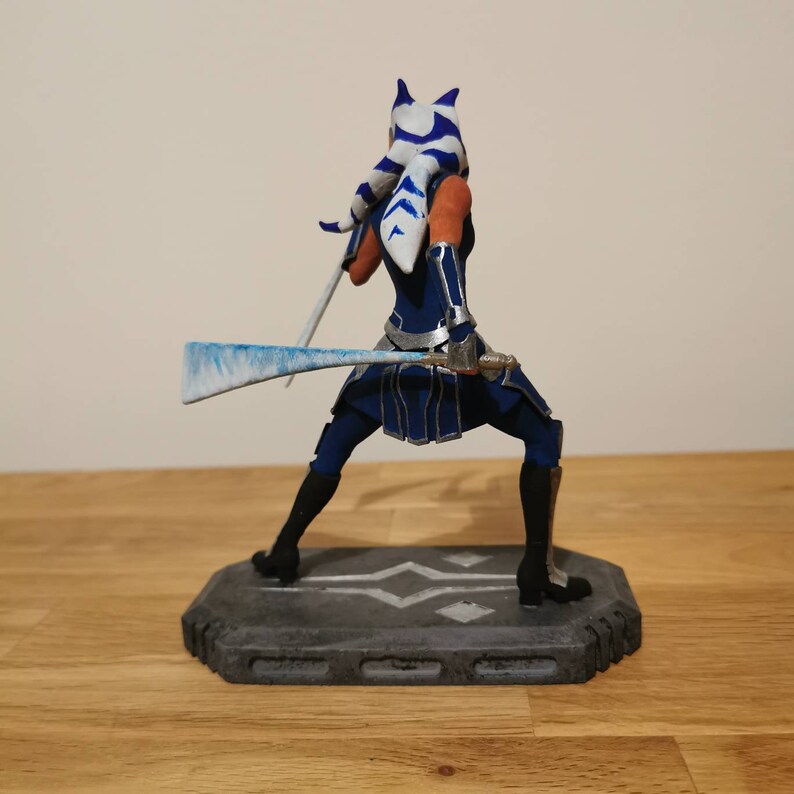 Ahsoka Tano Figure Diorama - Clone Wars - 3D Printed image 7