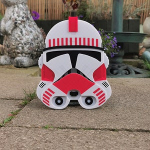 Star Wars ROTS Clone Helmet Wall Art - 3D Printed image 8