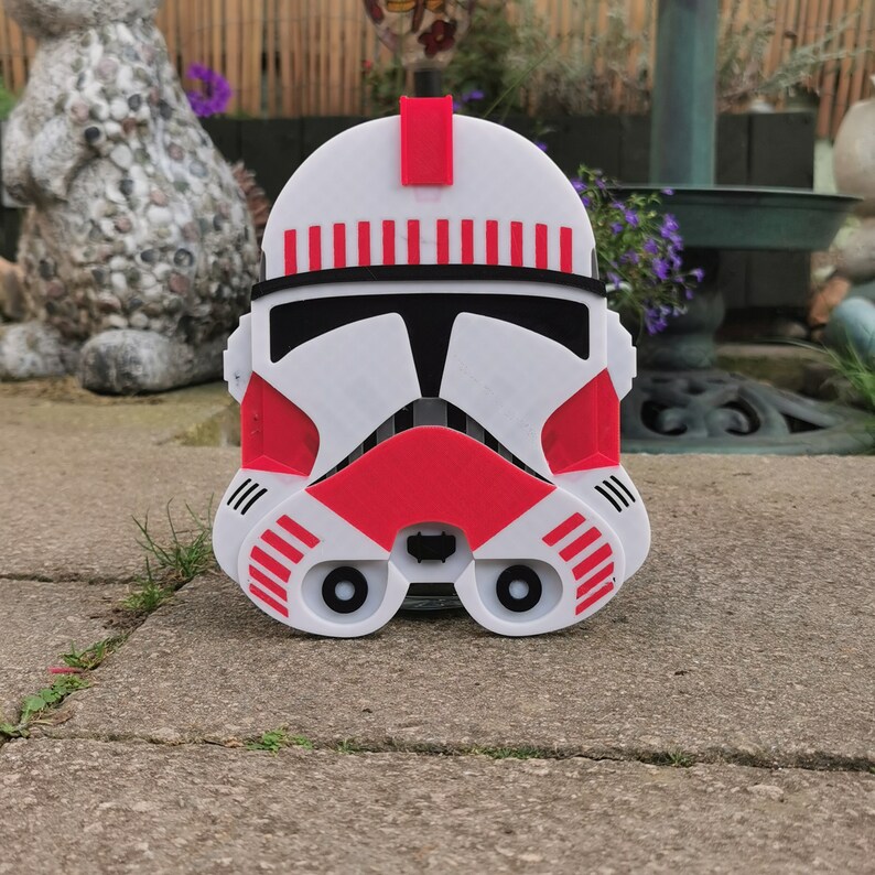 Star Wars ROTS Clone Helmet Wall Art - 3D Printed image 8