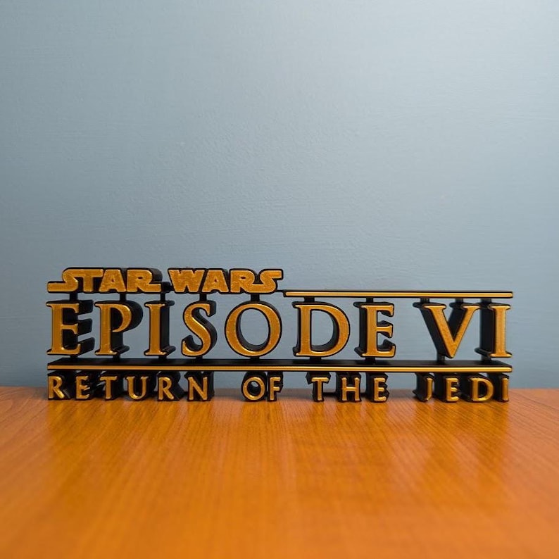 Star Wars Episode 4-6 Freestanding Signs - Personalised Gifts image 3