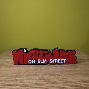 A Nightmare on Elm Street Logo Sign v2