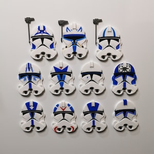 501st Clone Helmet Magnet: Star Wars Fan Art