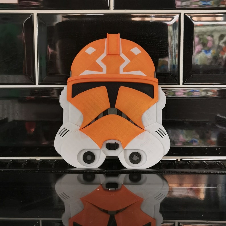 Star Wars ROTS Clone Helmet Wall Art - 3D Printed image 3