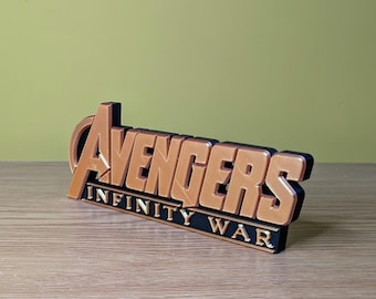 Avengers Infinity War Logo Sign - Marvel - Comic - Collectible