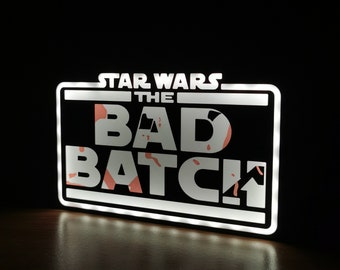 The Bad Batch LED-skylt - Display - Gåva