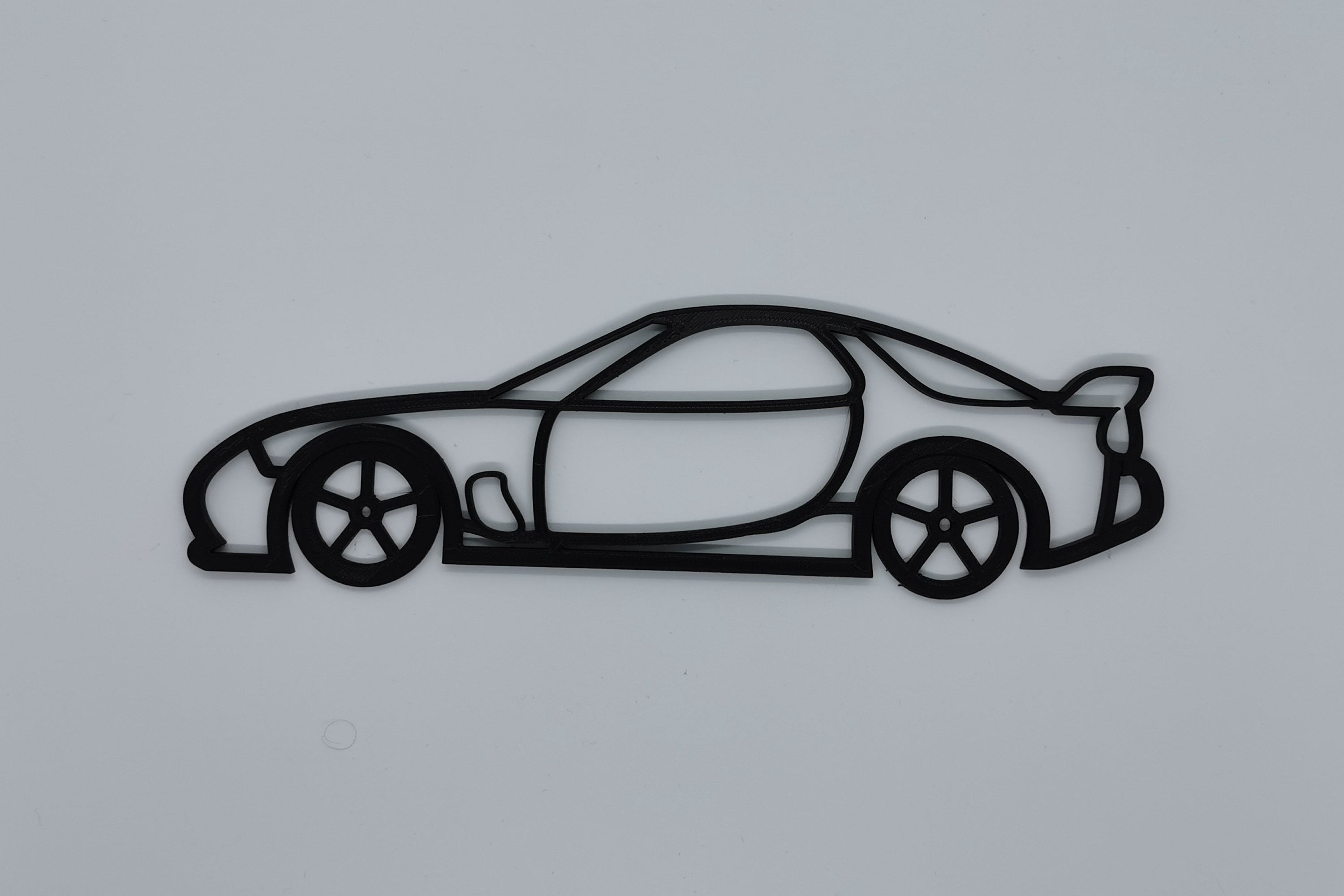 Mazda RX-7 Wall Racer! - 3D Printed - Wall Art - Gift - Etsy