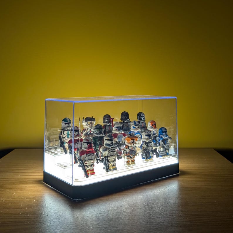 LED Minifigure Display - Custom Design Fits Lego and off Brand ...