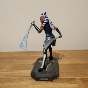Ahsoka Tano Figure Diorama - Clone Wars - 3D Printed image 3