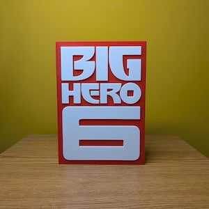 Big Hero 6 Movie Sign - Animation - Kids
