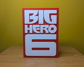 Big Hero 6 Movie Sign - Animation - Kids