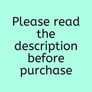 May include: Please read the description before purchase.