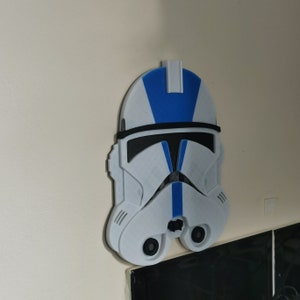 Star Wars ROTS Clone Helmet Wall Art - 3D Printed image 5