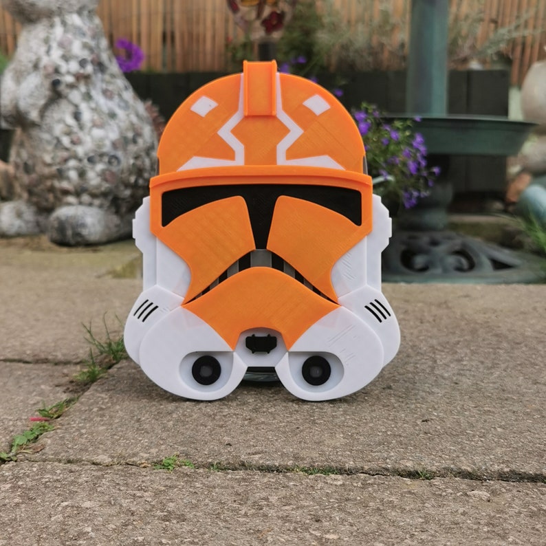 Star Wars ROTS Clone Helmet Wall Art - 3D Printed image 9