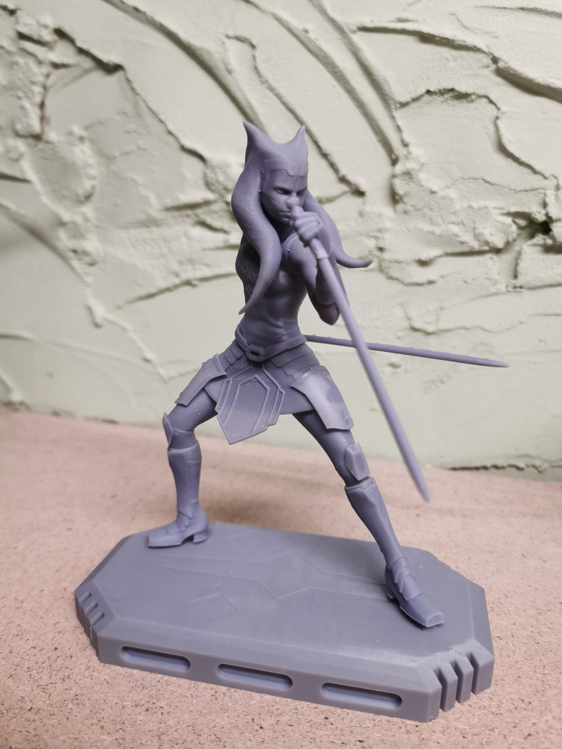 Ahsoka Tano Figure Diorama - Clone Wars - 3D Printed DIY