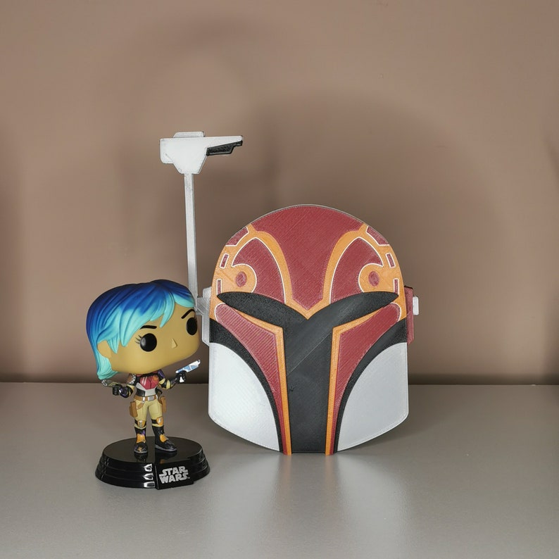 Tabliczki na hełm Sabine Wren - różne style - gwiazda - Ahsoka - Rebelianci Style 2
