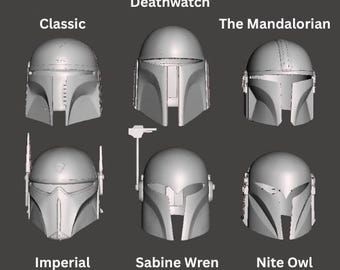 Mandalorian Helmet - Star Wars - Custom - Personalised - Cosplay
