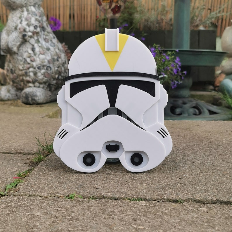 Star Wars ROTS Clone Helmet Wall Art - 3D Printed image 6