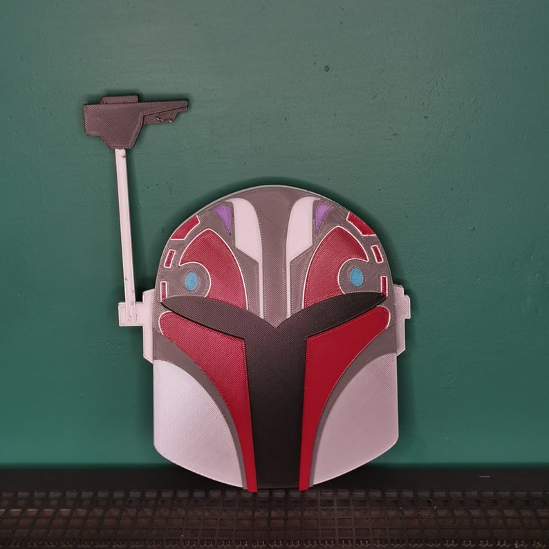 Tabliczki na hełm Sabine Wren - różne style - gwiazda - Ahsoka - Rebelianci zdjęcie 8