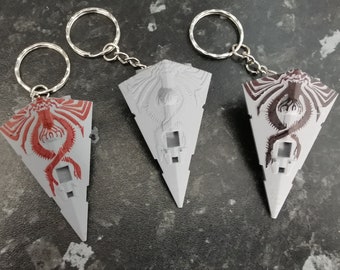 Llavero modelo Chimaera de Thrawn ISD - Ahsoka - Empire - Star Wars - Chiss