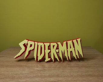 Klasyczny znak komiksowy Spiderman - druk 3D - kolekcjonerski