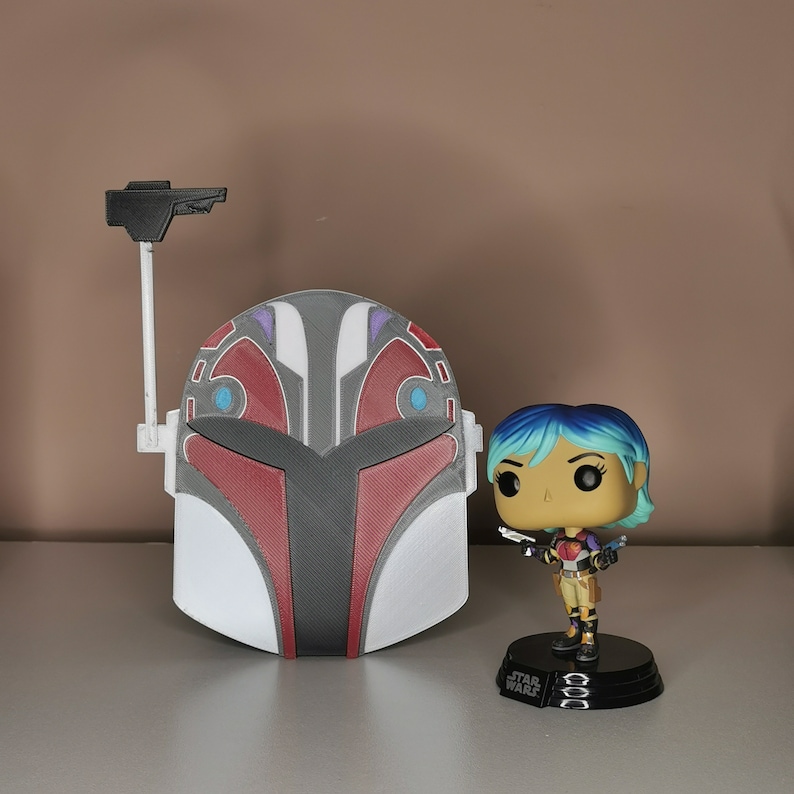 Tabliczki na hełm Sabine Wren - różne style - gwiazda - Ahsoka - Rebelianci Style 5