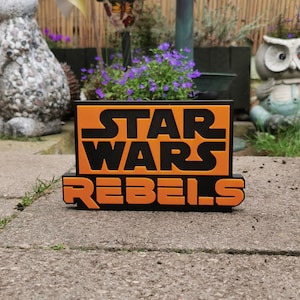 Star Wars Rebels Series Logo Sign - 3D Printed