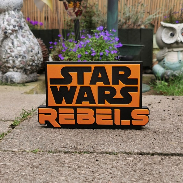 Star Wars Rebels Series Logo Sign - 3D Printed