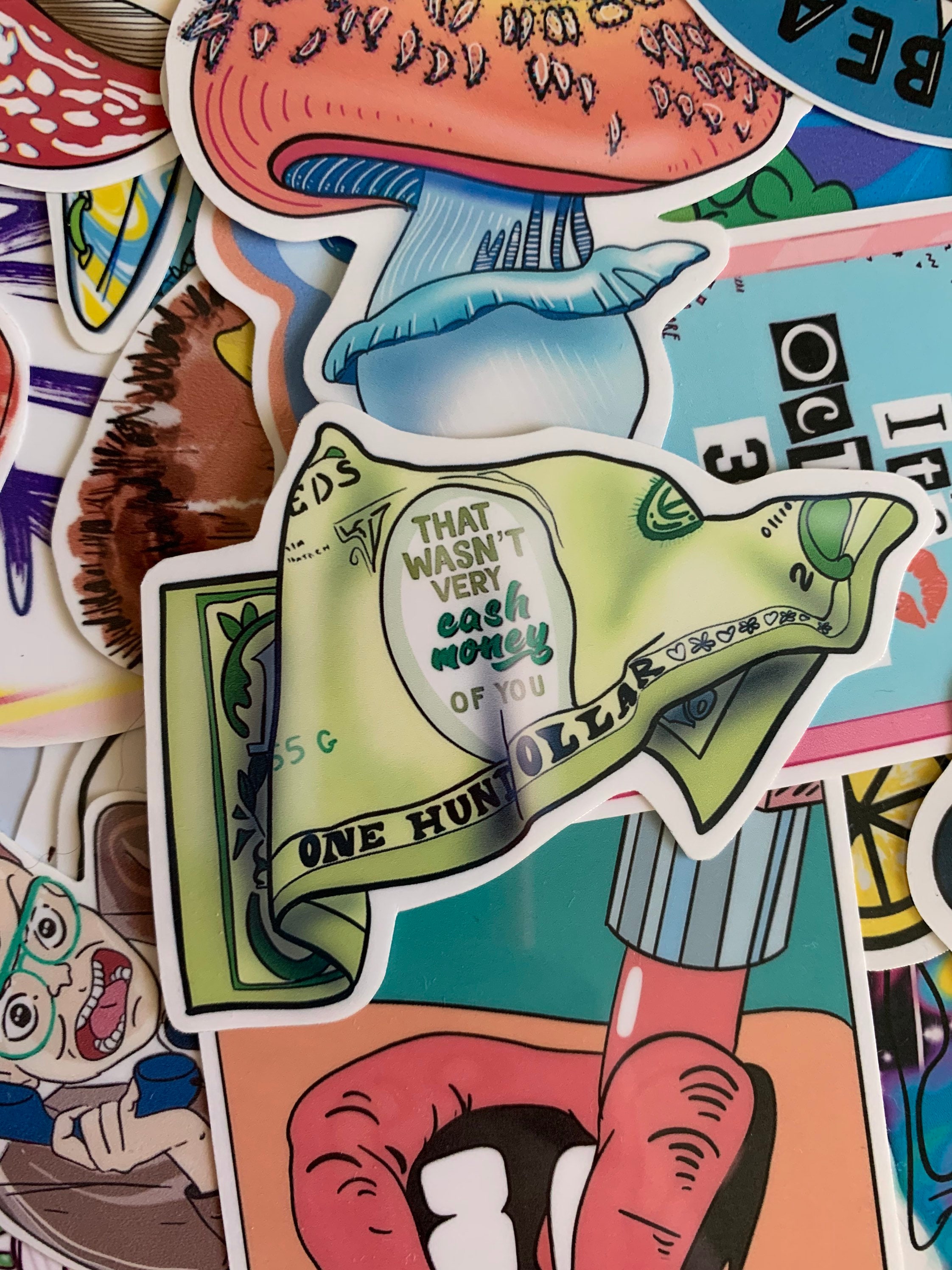 Cash Sticker Money Sticker Sticker Cash Money Waterproof Etsy