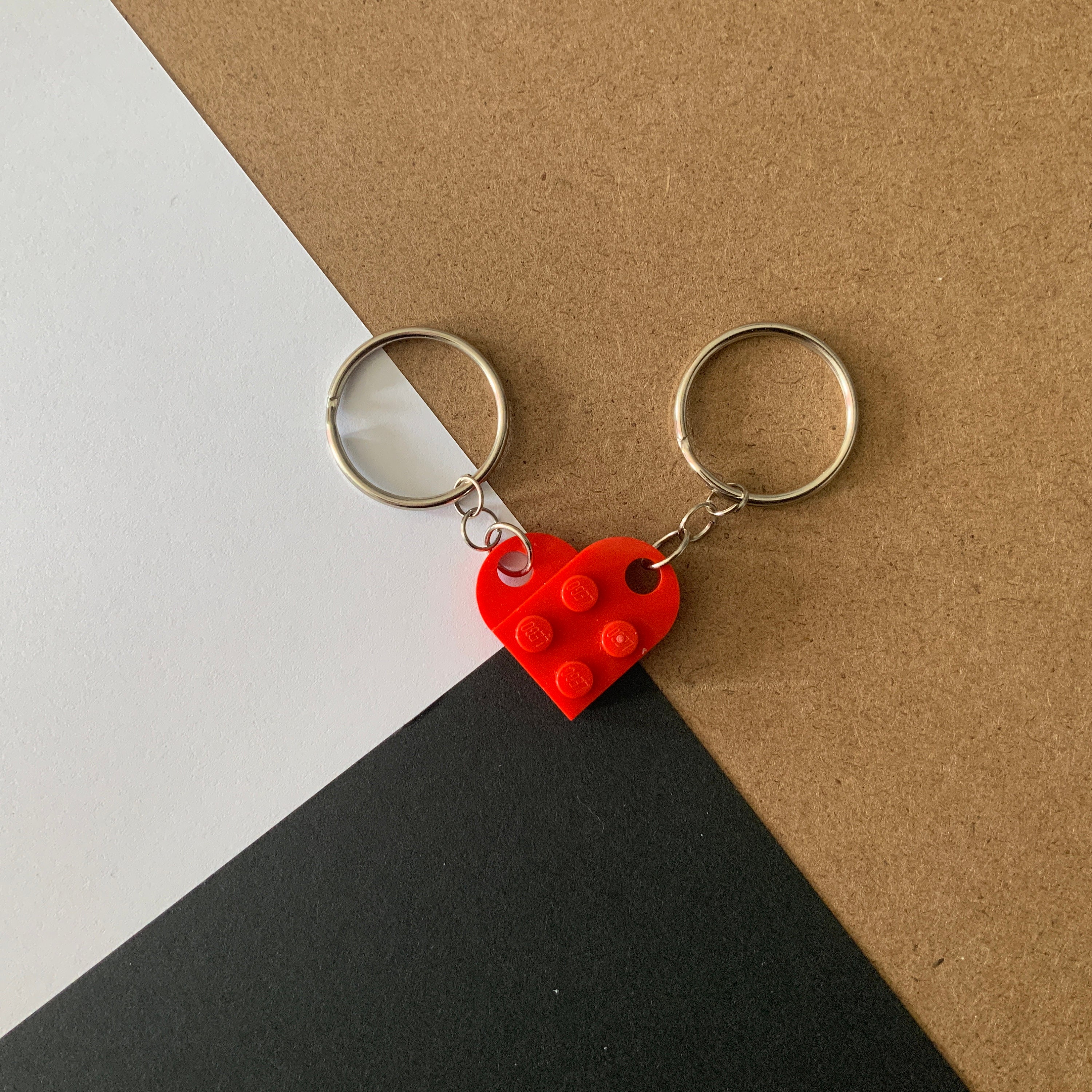 Lego Love Couples Keychains Handmade with LEGO® bricks This Etsy