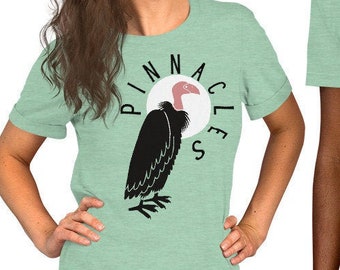 Pinnacles California Condor shirt - Short-Sleeve Unisex T-Shirt - Multiple Colors Available