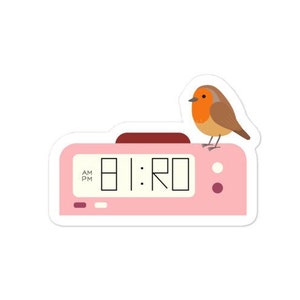 鳥の時間 - 鳥の時間ステッカー デカール