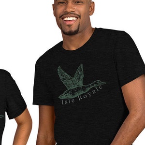 Isle Royale duck shirt - Short-Sleeve Unisex T-Shirt - Michigan shirt
