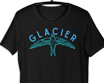 Glacier swift shirt  - T - Short-Sleeve Unisex T-Shirt - Multiple Colors Available