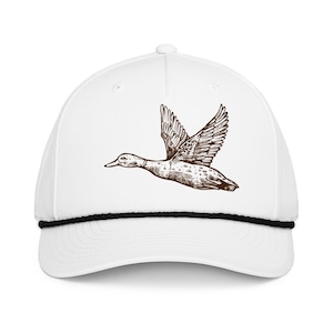 Flying Mallard - Boné clássico com corda - branco