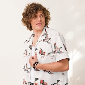 Ducks Unisex button shirt UPF50+