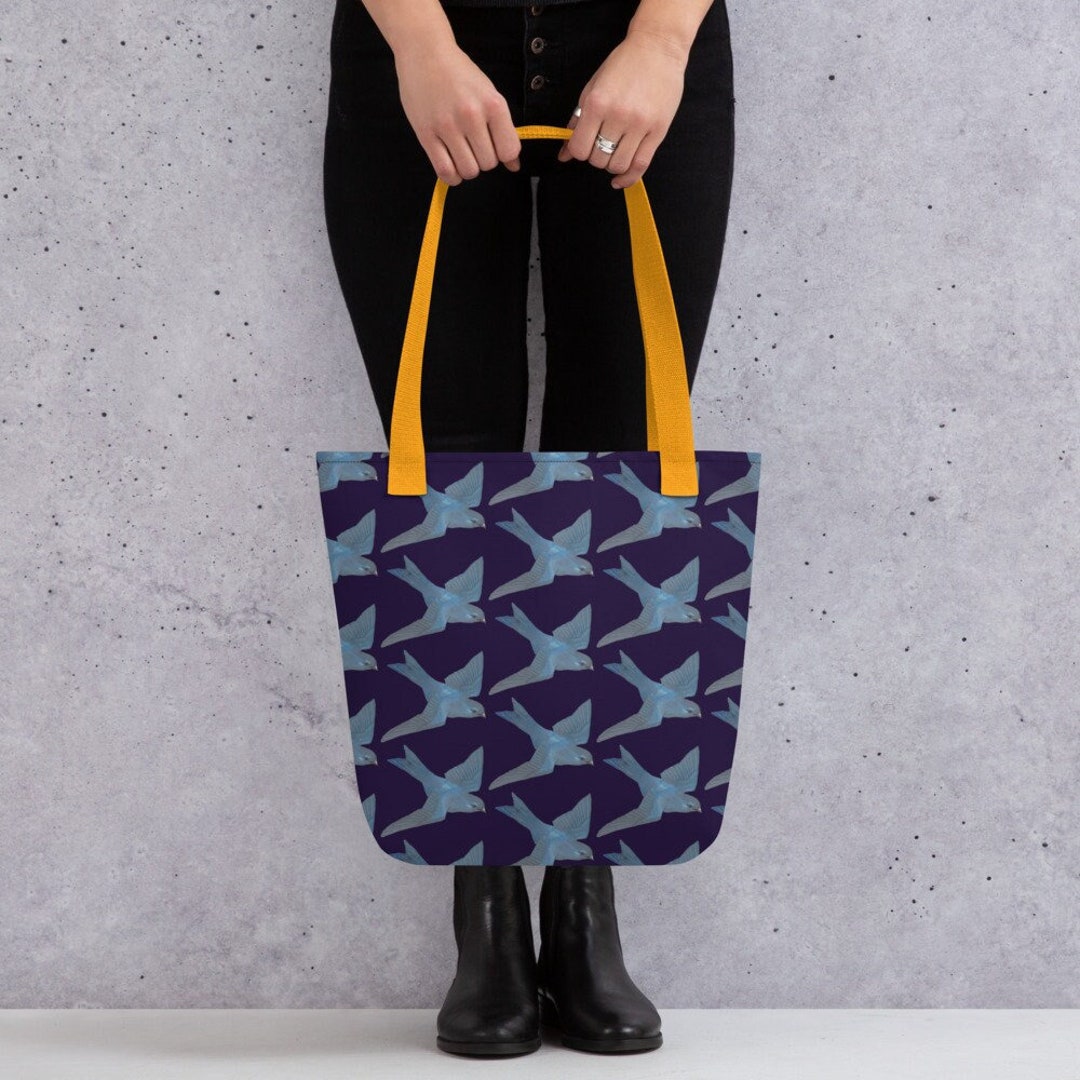 Purple Martin Pattern Tote Bag - Etsy