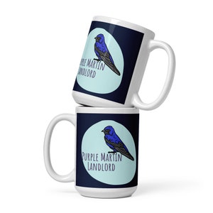 Purple Martin Landlord mug 11oz
