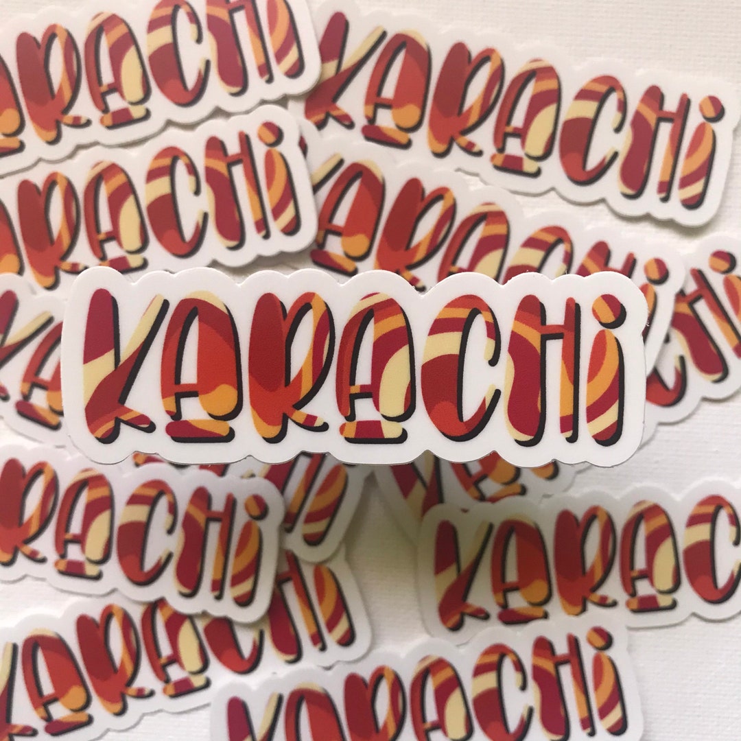 Karachi Sticker Etsy