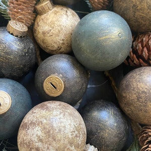 Rustic Vintage Earth, Neutral tone, Boho chic, Textured Ornaments, Farmhouse style