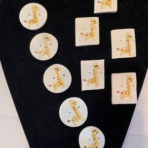 Giraffe Button Collection