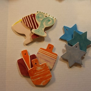 Hanukkah Place Cards or Decorations Set of 9