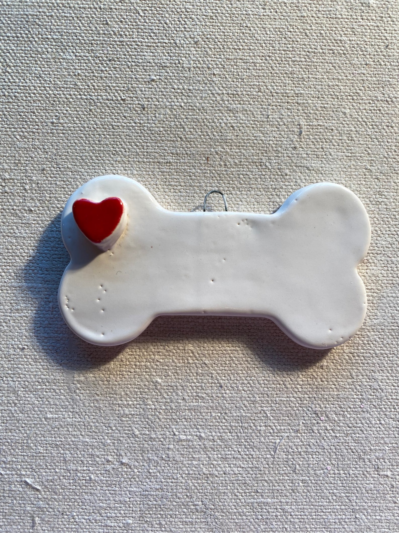 Dog Bone Ornaments. Hand built with your pets name. Etsy