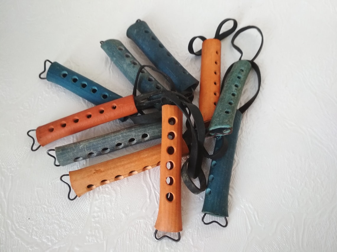 Vintage Rubber Hair Curlers. 10 Pieces Soviet Vintage Before Etsy