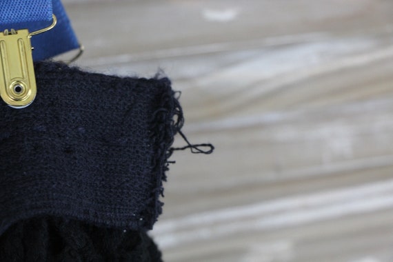 Vtg Bohemian Style Crochet Maxi Skirt with Suspen… - image 10