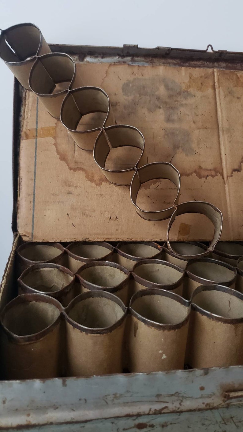 Antique Metal Egg Crate Etsy