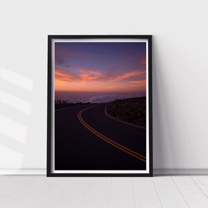 Sunset Photography Printable Wall Art | Beach Sunset Digital Download | Nature Home Decor | Ocean Sunset Print