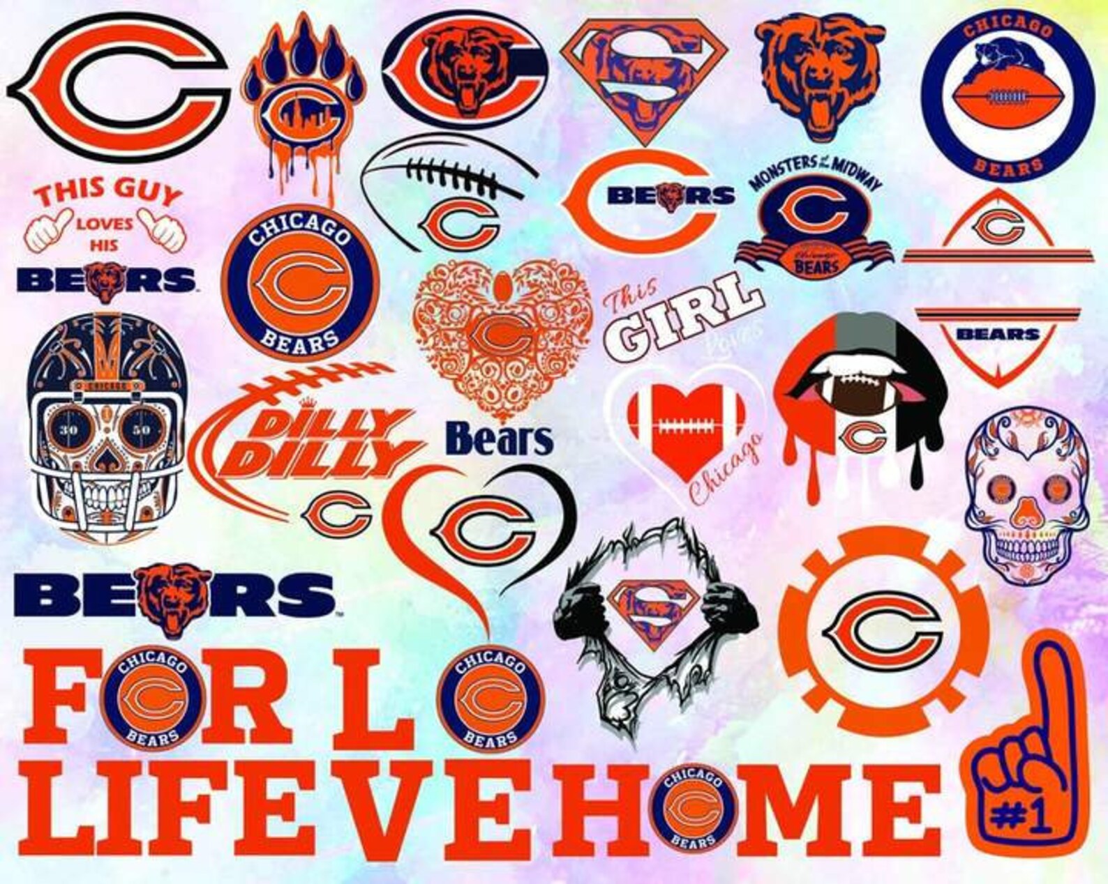 Download Nfl Teams Mega Bundle Svg | Etsy