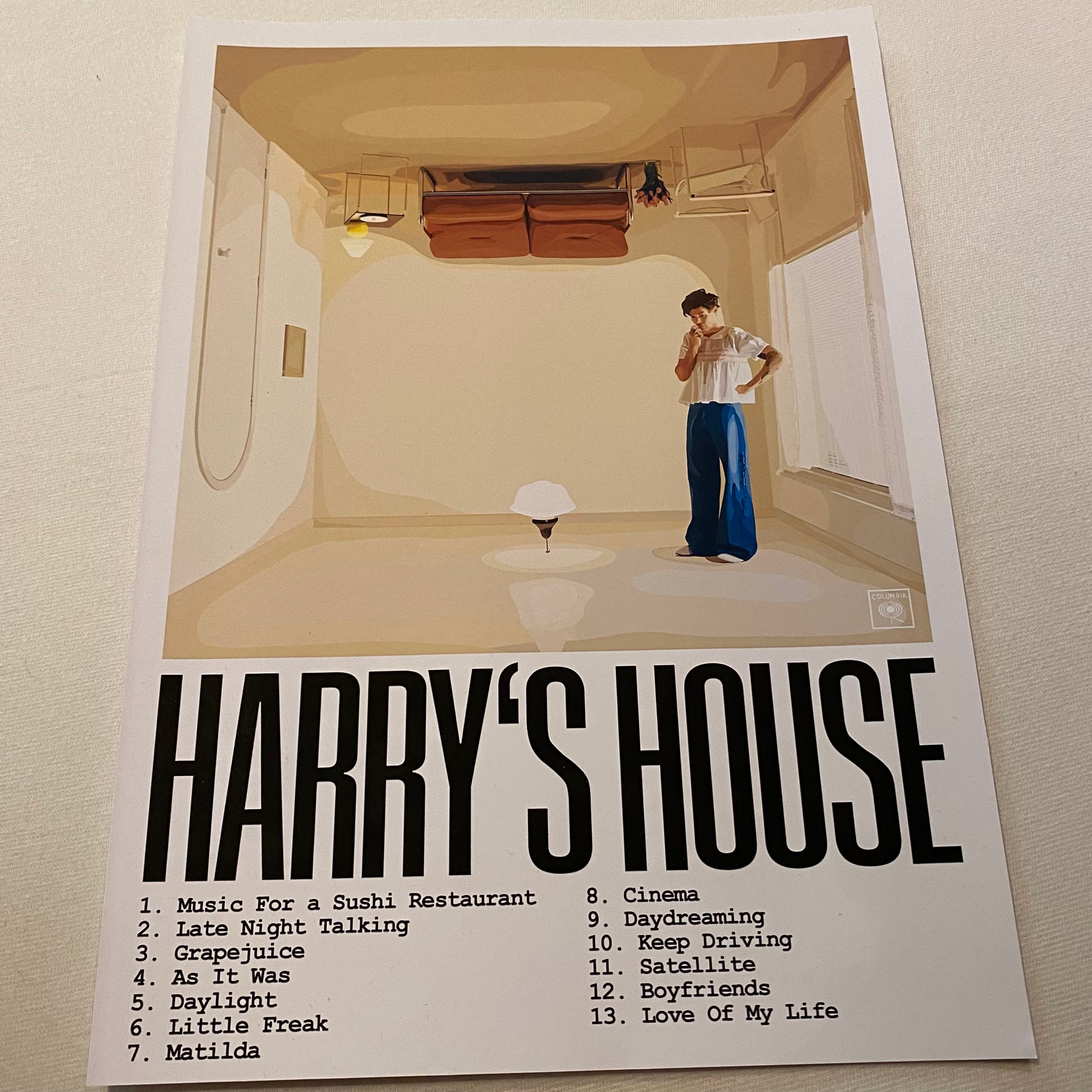 Art Print Álbum Harry's House / HS / Harry / Songs Etsy España