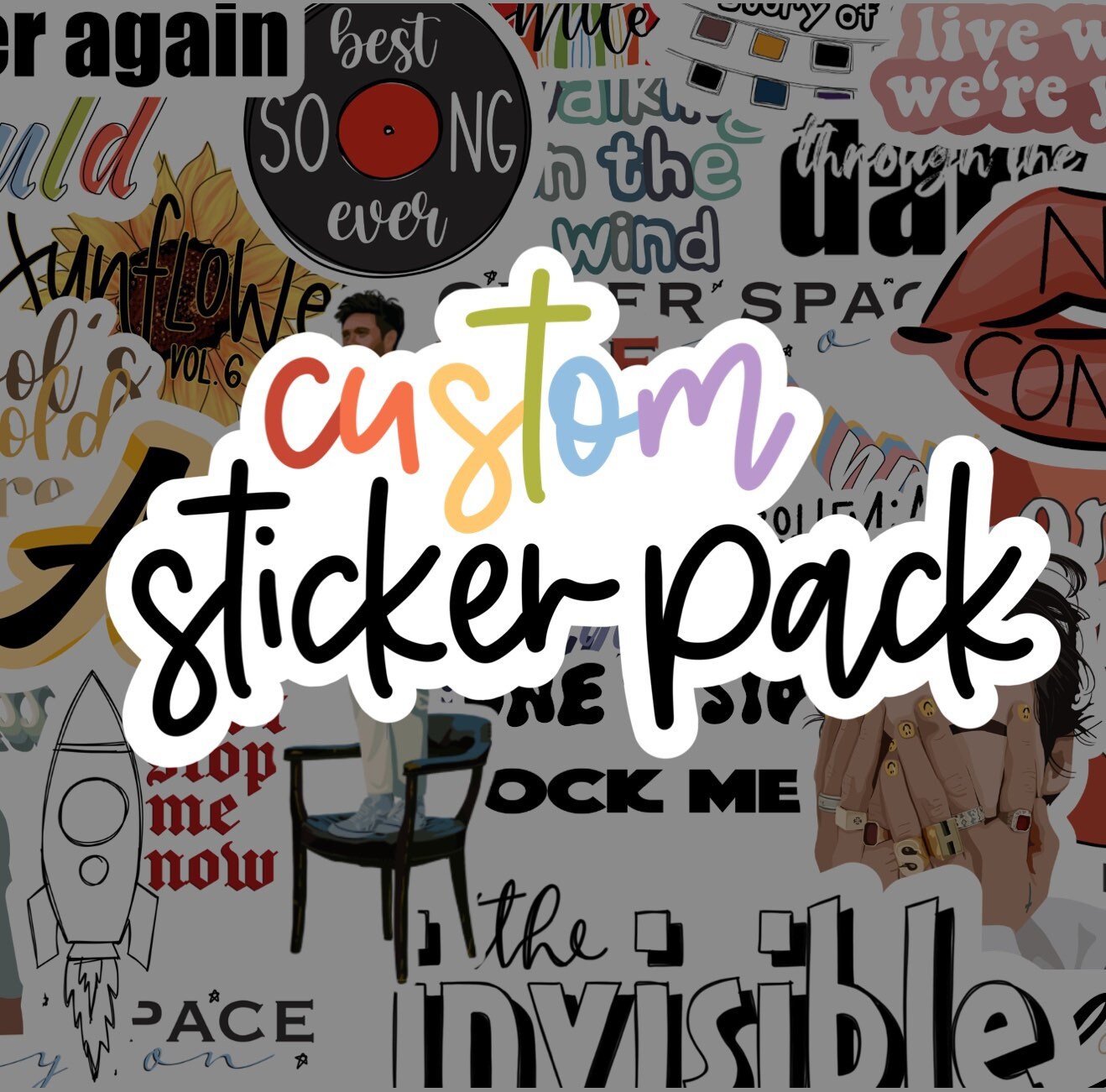 Stickers Custom Pack Etsy